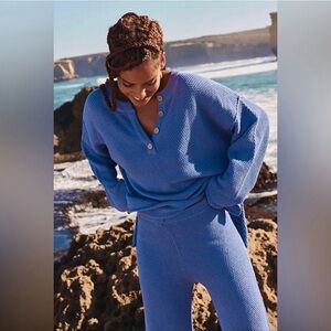 INDIGO BLUE FREE PEOPLE HAILEE SWEATER SET